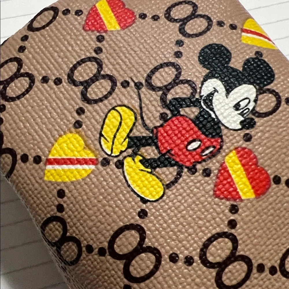 Mickey Mouse Brown Keychain Pouch